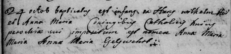 Taufregister kath. Pfarramt Leimersheim; Film-Nr. 367703; Aufnahmegruppe-Nr. 8179554