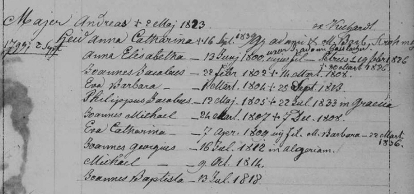 Familienregister Leimersheim, Film-Nr. 247635; Aufnahme_Gr. Nr. 810846